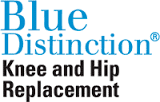 Blue Distinction Knee and Hip Replacement badge