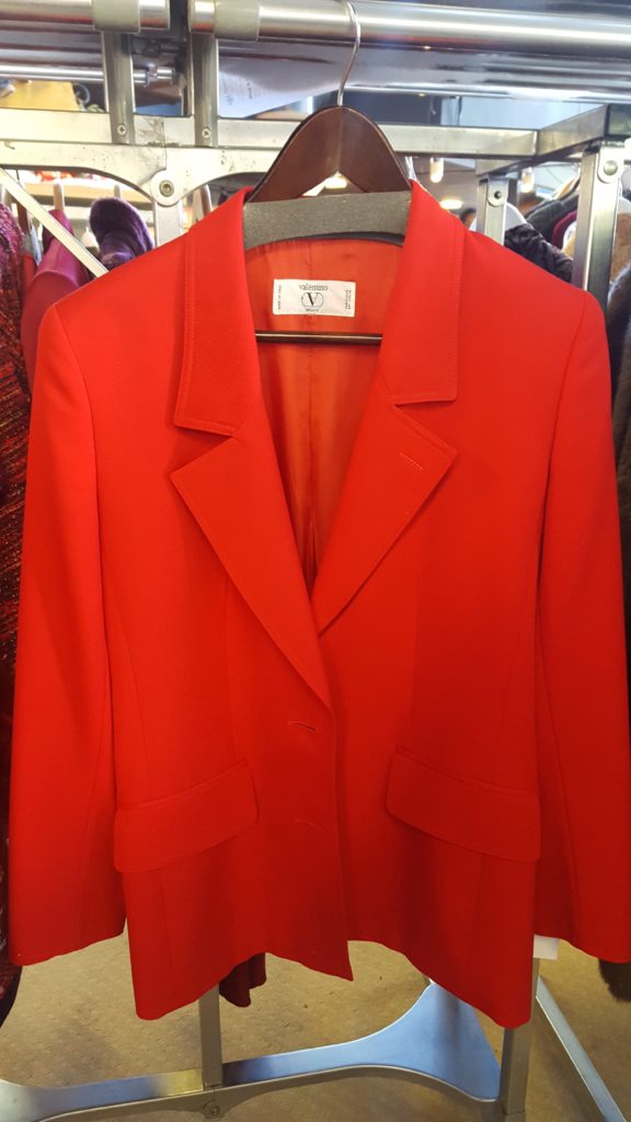 red blazer on display