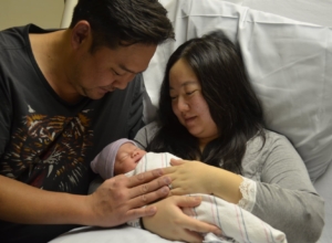 Huntington Hospital welcomes first baby of the New Year!
