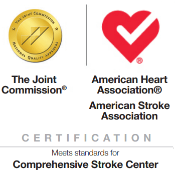 The Joint Commission and American Heart Association badges