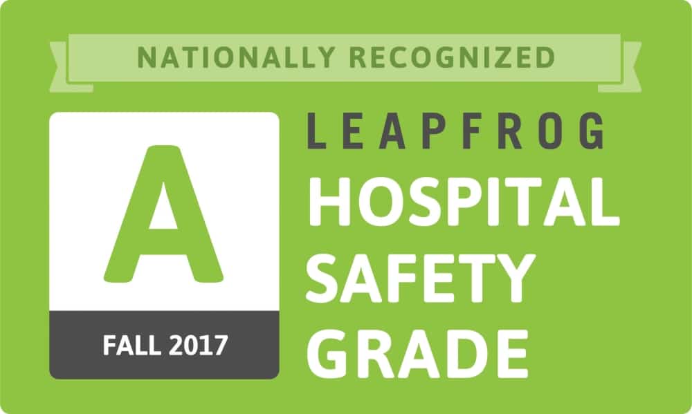 Huntington Hospital Earns “A” Grade for Patient Safety in Fall 2017 Leapfrog Hospital Safety Grade
