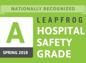 Huntington Hospital Earns ‘A’ Grade for Patient Safety in Spring 2018 Leapfrog Hospital Safety Grade