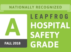 Huntington Hospital Earns ‘A’ Grade for Patient Safety in Fall 2018 Leapfrog Hospital Safety Grade