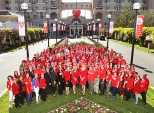 Huntington Hospital Employees “Go Red” for Heart Month