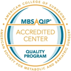 MBSAQIP Accredited Center Quality Program seal