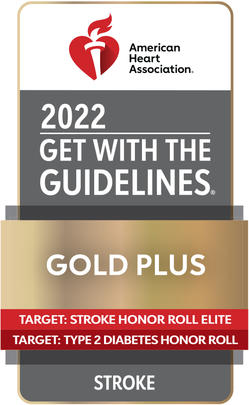 American Heart Association Award: 2022 Get with the Guidelines - Gold Plus - Stroke