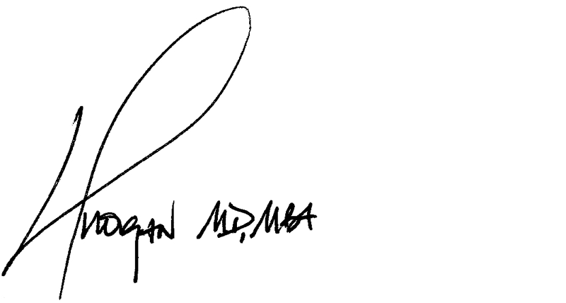 Morgan Md signature