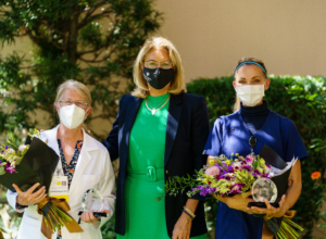Huntington Hospital Presents Gaby Kuehl, RN, and Kimberly Shriner, MD, with Inaugural Heart of Huntington Award