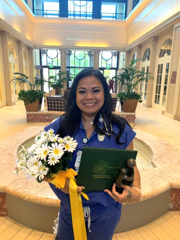 Congratulations to Huntington’s July DAISY Award winner, Ruby Rose Fajardo, RN