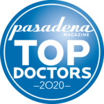 Top Doctors 2020 badge from Pasadena Magazine