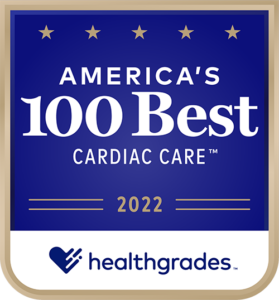 Healthgrades 2022 Award - 100 Best - Cardiac Care
