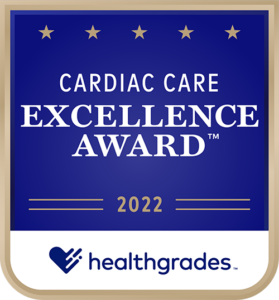 Healthgrades 2022 Excellence Award - Cardiac Care