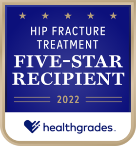 Healthgrades Five Star Recipient 2022 Award - Hip Fracture Treatment