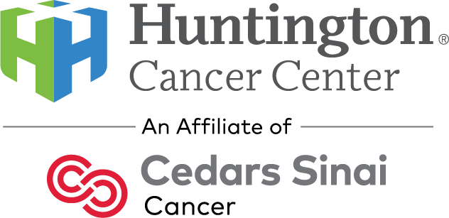 Logo: Huntington Cancer Center, an affiliate of Cedars Sinai Cancer