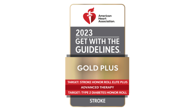 American Heart Association Award: 2023 Get with the Guidelines - Gold Plus - Stroke