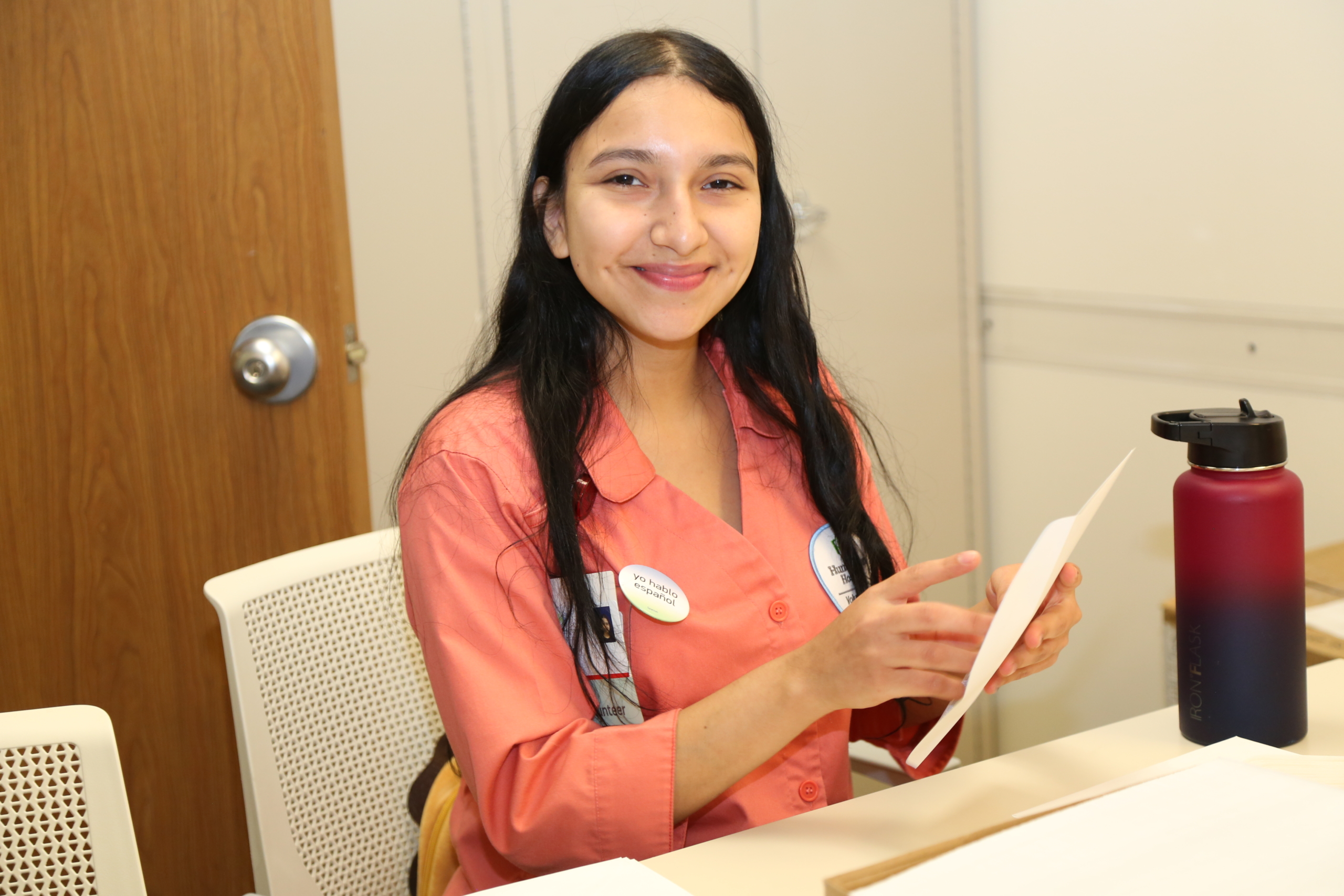 A clerical volunteer.