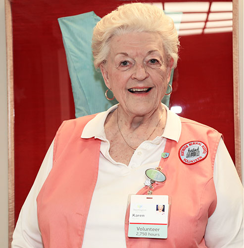 Huntington Hospital volunteer