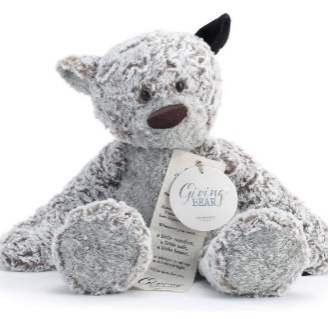 "giving bear" gray