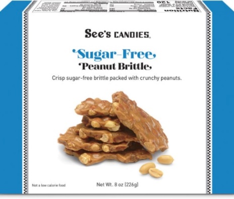 See's Candies sugar free peanut brittle