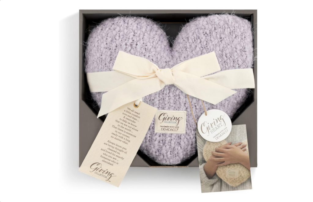 heart pillow lavender