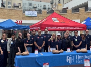 Huntington Health and Pasadena Fire Department Train Over 180 People in Hands-Only CPR