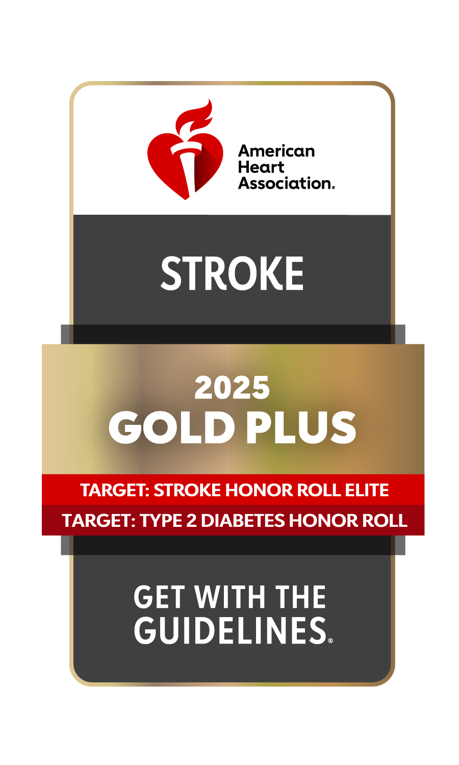 American Heart Association Award: 2025 Get with the Guidelines
