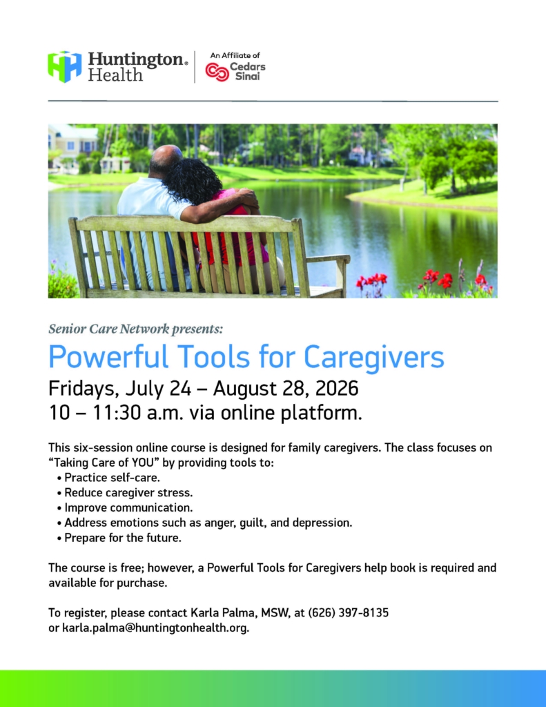 Virtual – Taking Care of You: Powerful Tools for Caregivers