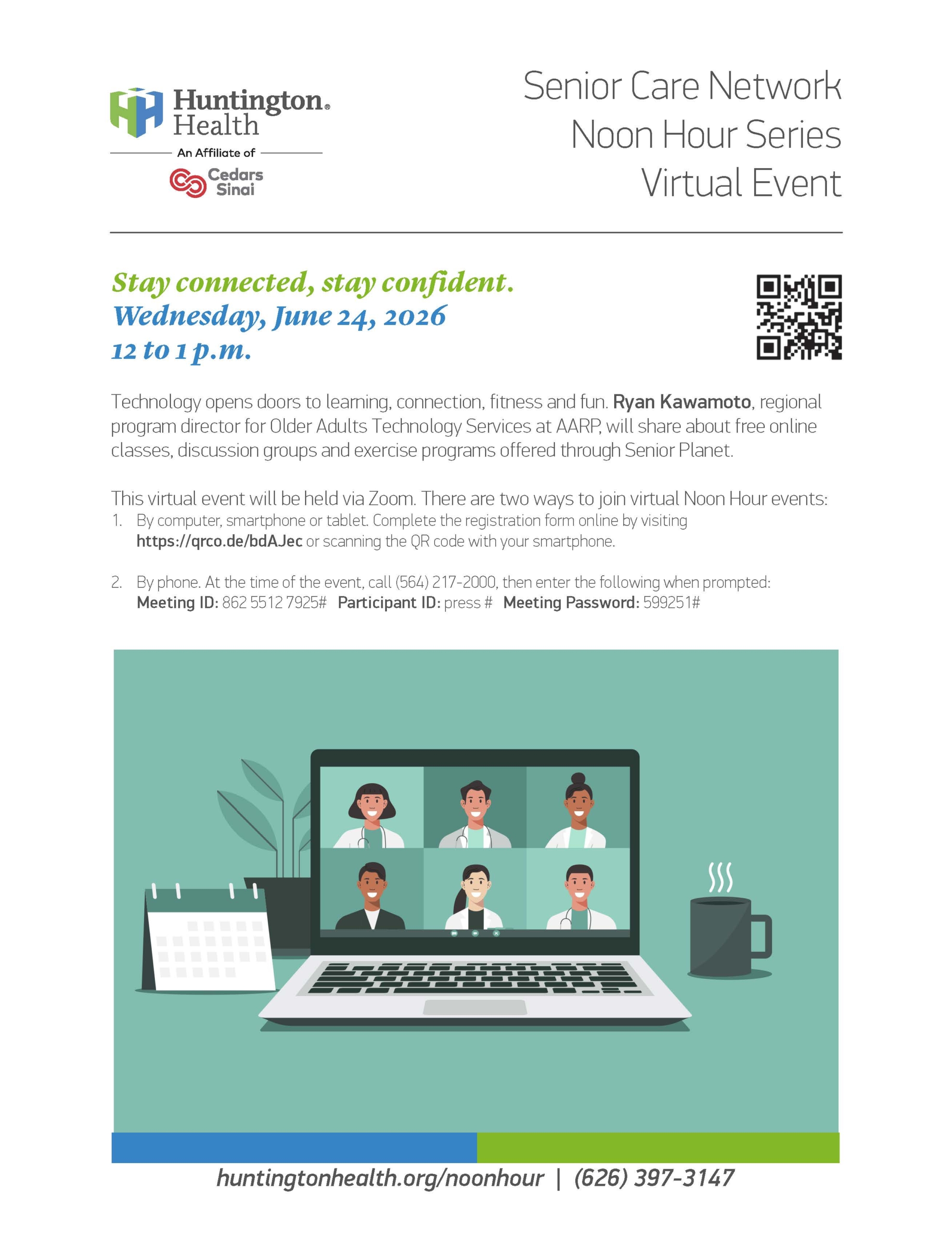 Virtual Noon Hour | Stay connected, stay confident.