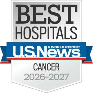 Best Hospitals cancer ranking by U.S. News & World Report 26-27
